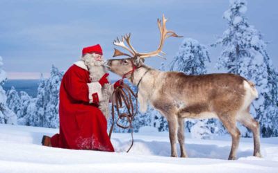 See Santa Claus on a trip to Lapland
