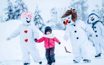 Snowman World Rovaniemi y los muñecos de nieve