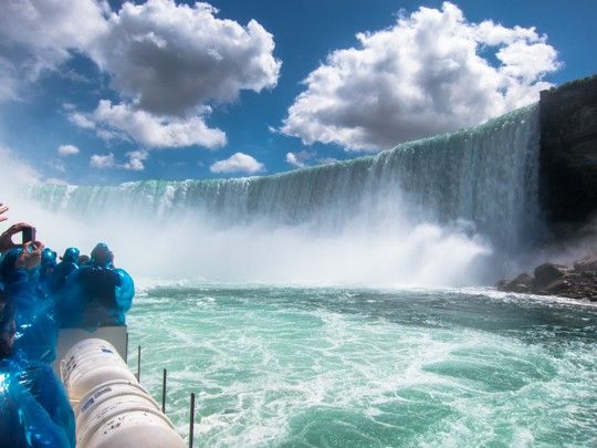 Las cataratas del Niágara en Canadá