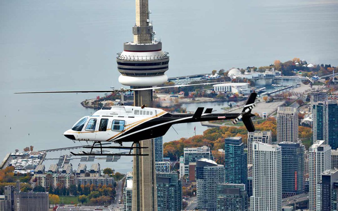Viaje en helicóptero sobre Toronto, Canada